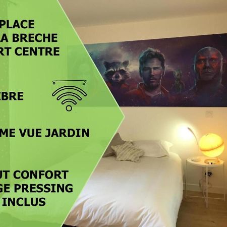 Le Galaxy Centre La Breche Wifi Calme Vue Jardin Appartement Niort Buitenkant foto